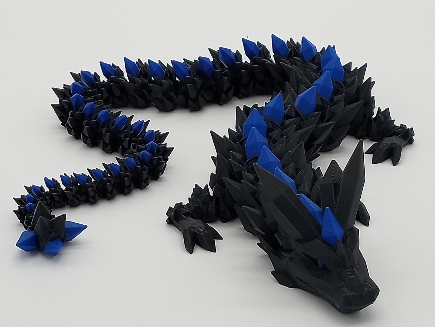 Crystal Dragon β 24" Articulated 3D Printed Fantasy Display Model