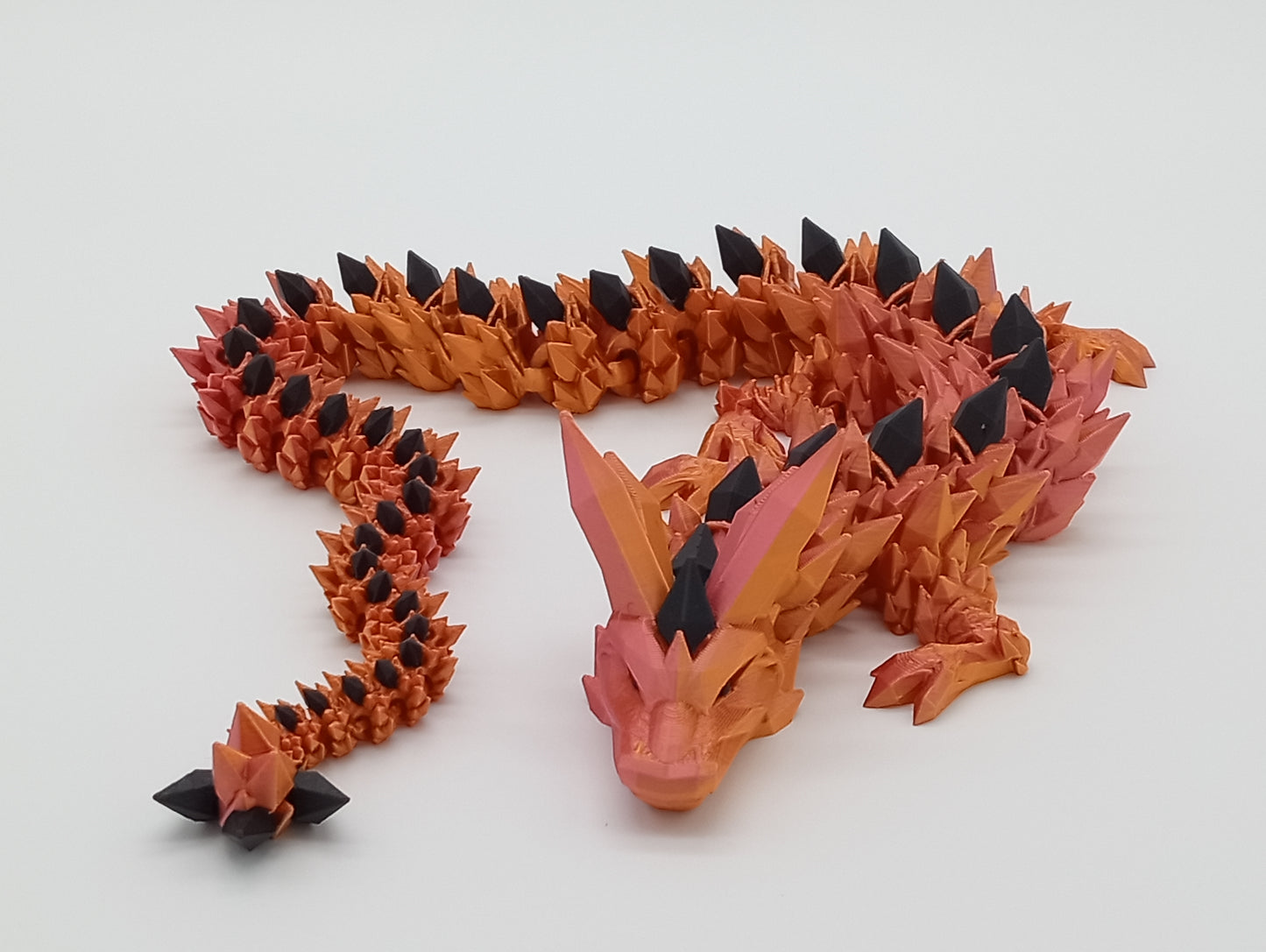 Crystal Dragon β 24" Articulated 3D Printed Fantasy Display Model