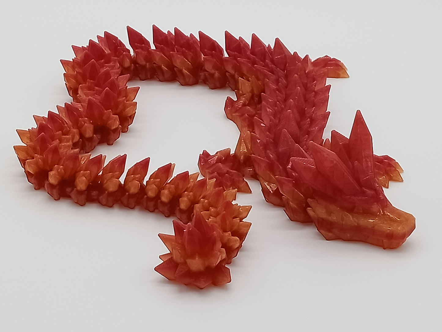 Crystal Dragon – 27" Long 2025 Version Articulated Fantasy Dragon