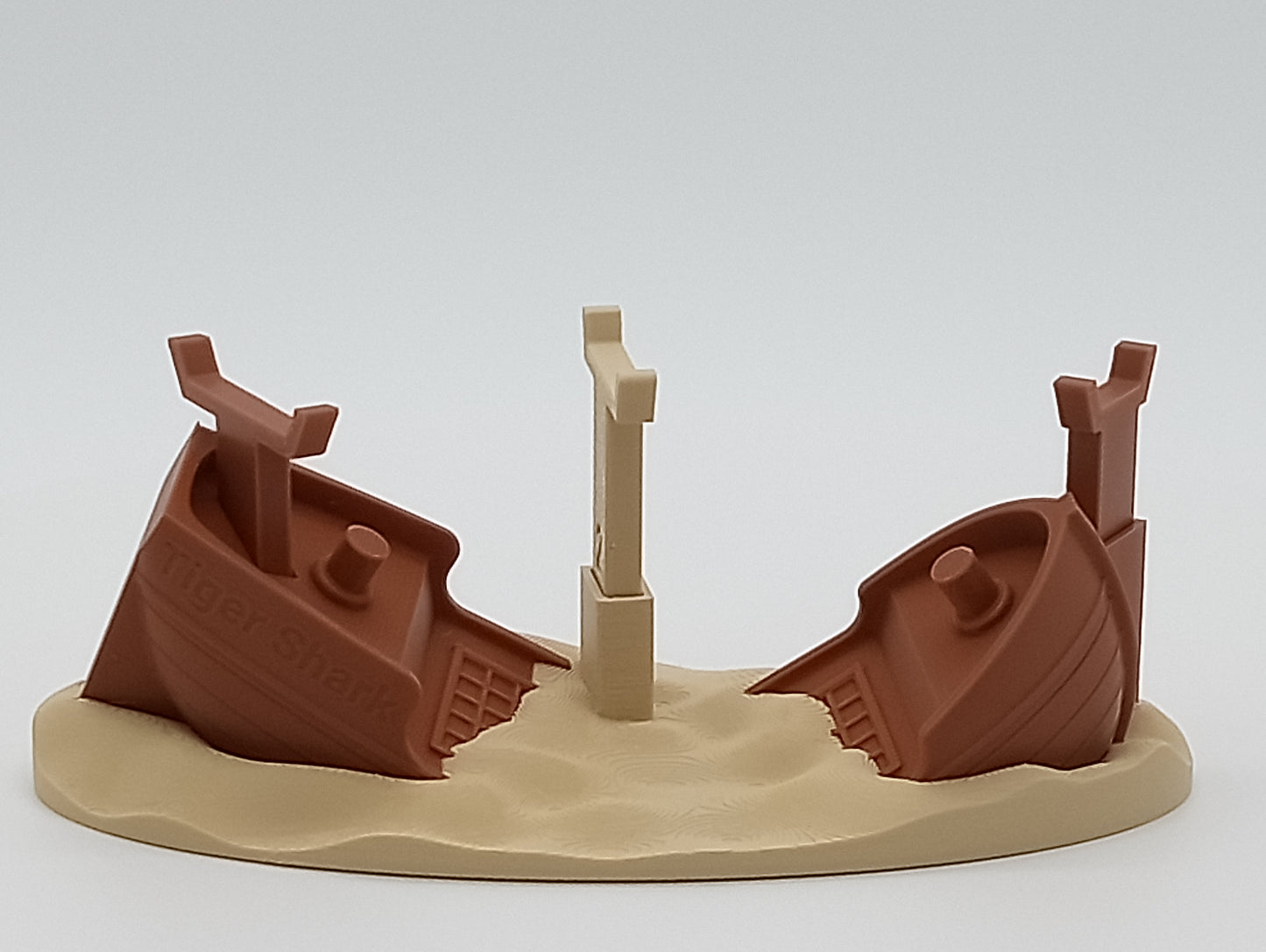 Flexi Tiger Shark + Ship Display Stand