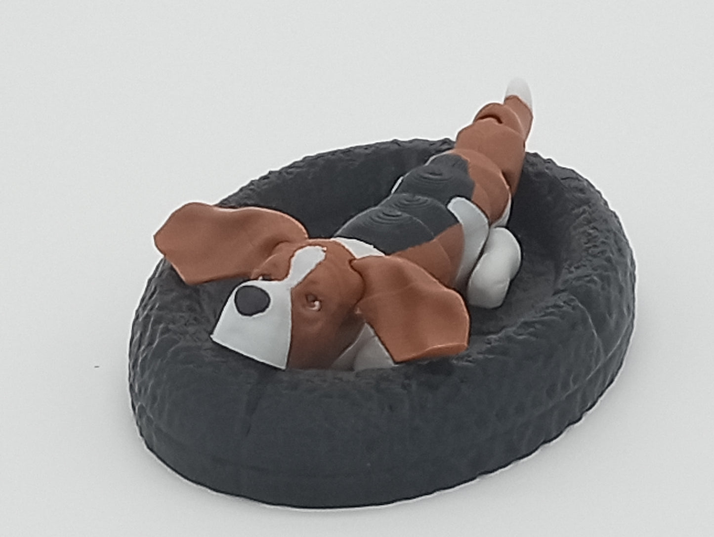 πΆ Baby Flexi Dogs with Bed β 3D Printed Articulated Puppies