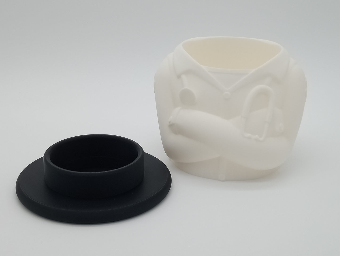 Doctor Planter – 3D Printed Medical-Themed Pot in 2 Sizes
