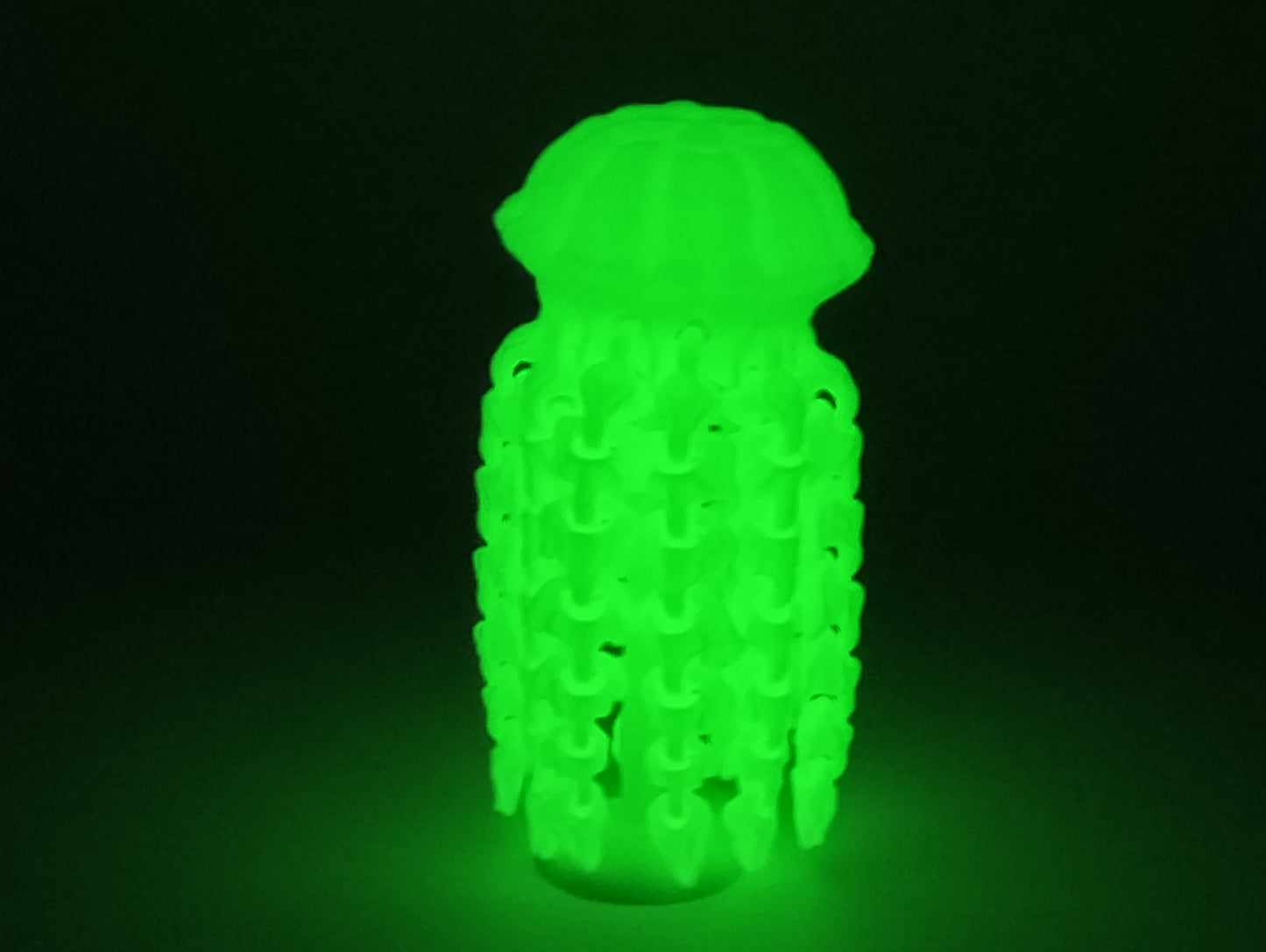 Flexi Glow-in-the-Dark Jellyfish – Articulated Ocean Companion (5")