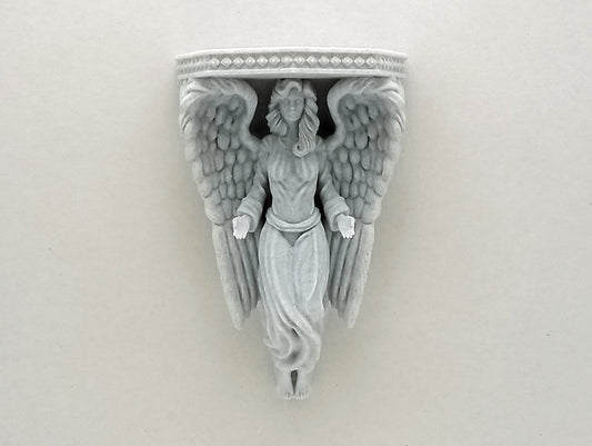 👼 Angel Wall Shelf – Female Angel with Wings