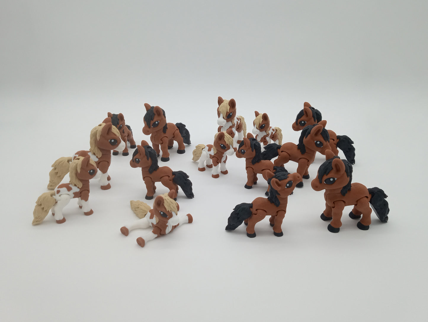 🐎 Tiny Horse – Articulated Appaloosa 3D Printed Figurine