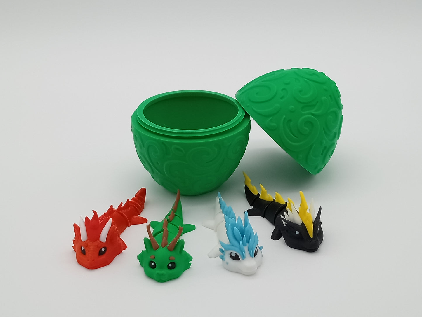 Dragon Egg Surprise Set – Includes 4 Baby Dragons (Fire, Ice, Forest, Thunder)
