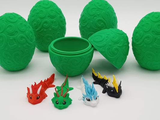 Dragon Egg Surprise Set – Includes 4 Baby Dragons (Fire, Ice, Forest, Thunder)