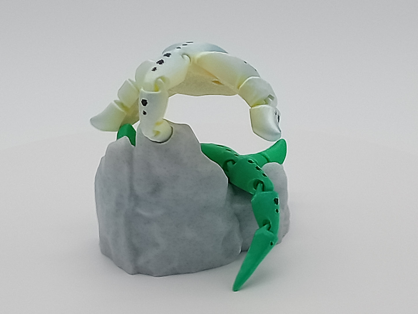 Articulated Stingray Set | 2 Stingrays + Rock Display Stand