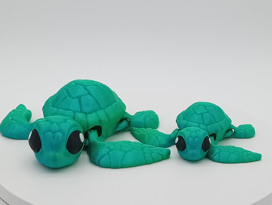 Articulated Sea Turtle | Small 4.5” or Large 7”