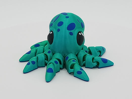 Tiny Octopus – Articulated 3D Printed Desk Pet