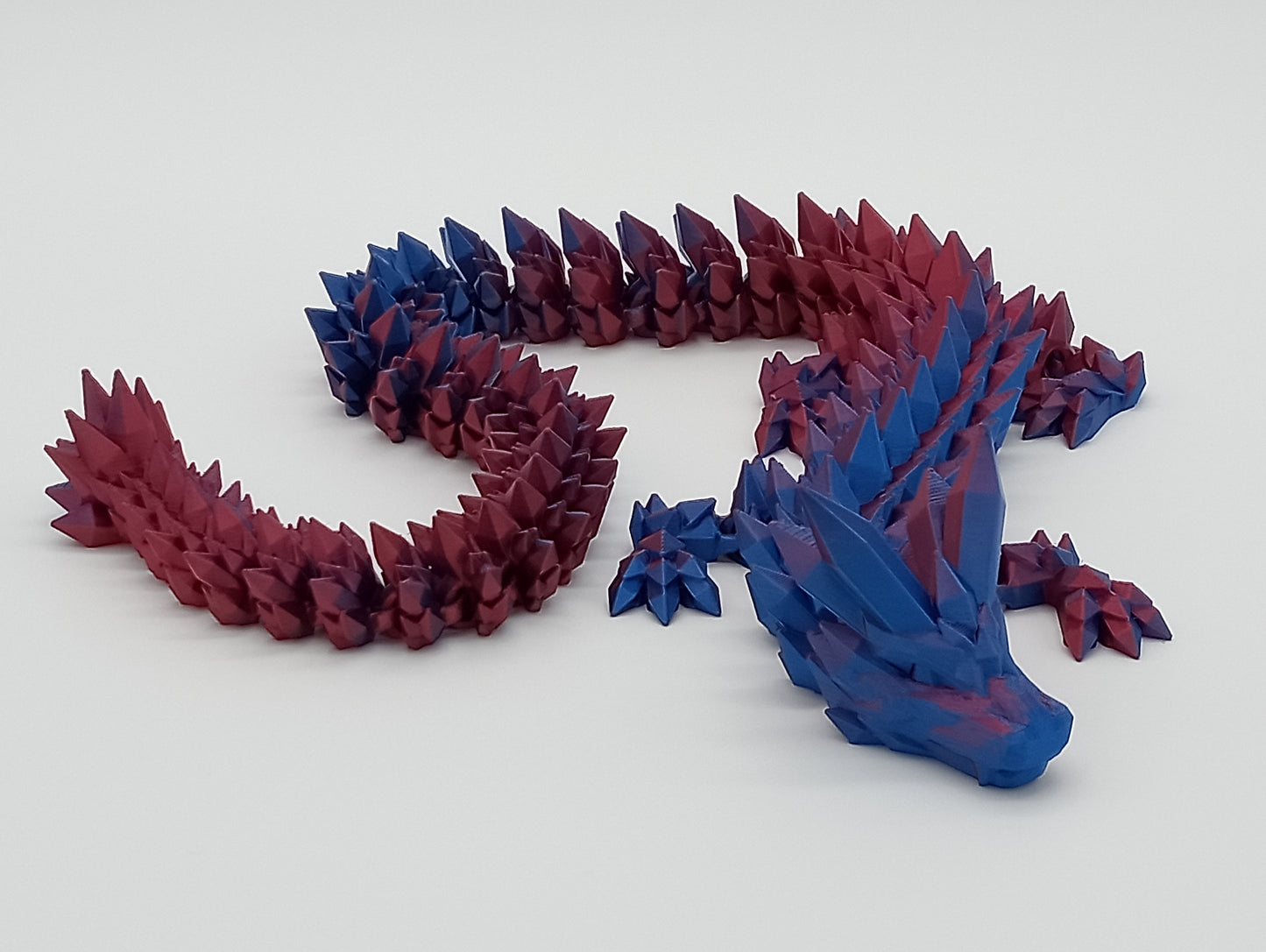 Crystal Dragon – 27" Long 2025 Version Articulated Fantasy Dragon