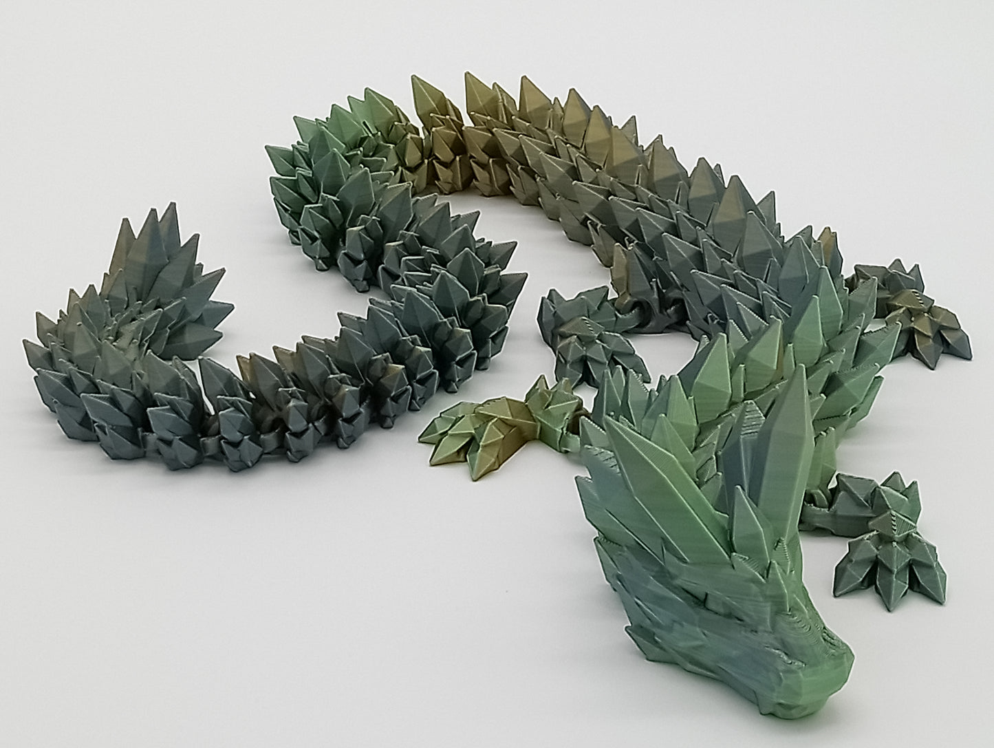 Crystal Dragon – 27" Long 2025 Version Articulated Fantasy Dragon