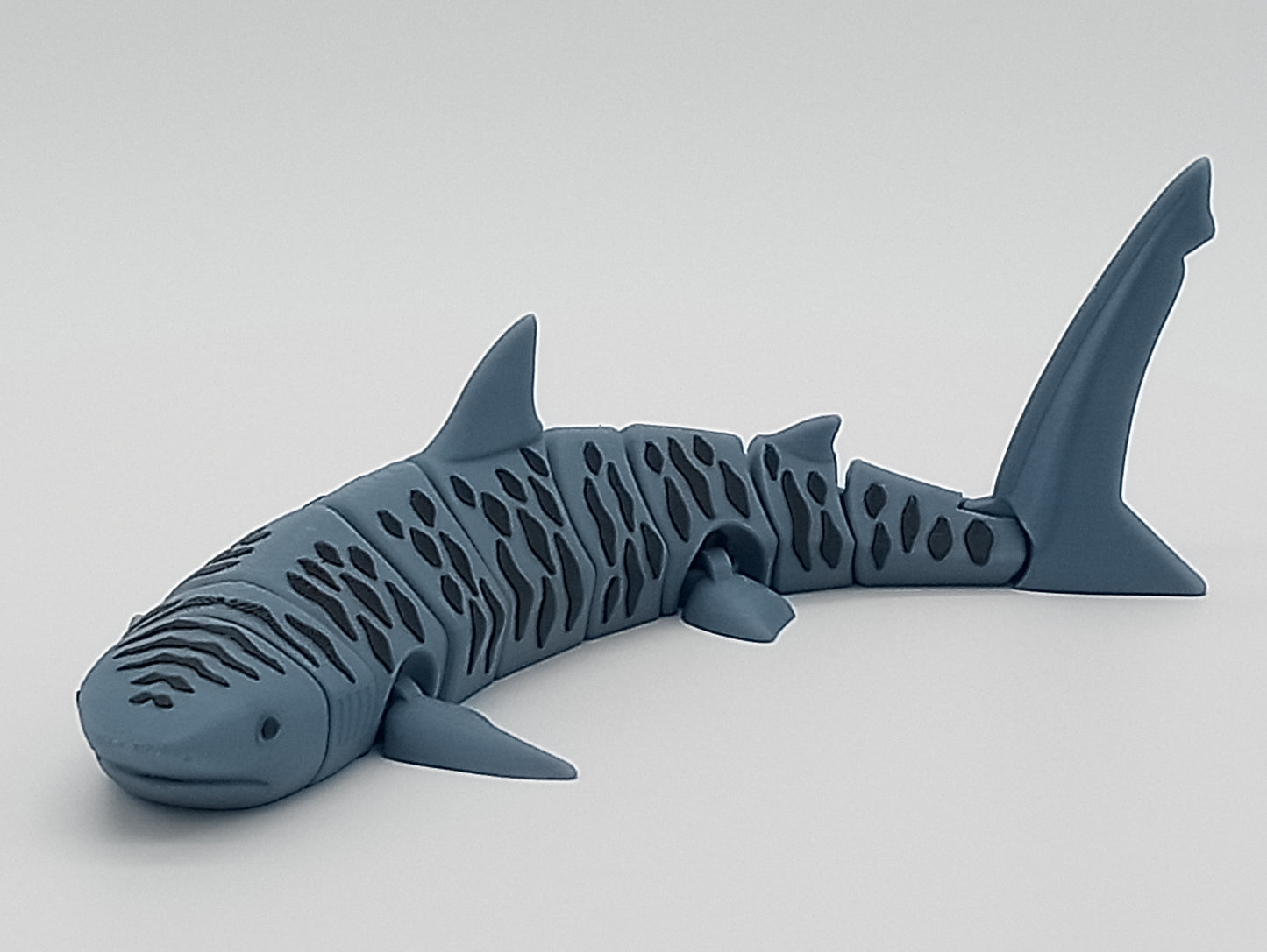 Flexi Tiger Shark + Ship Display Stand