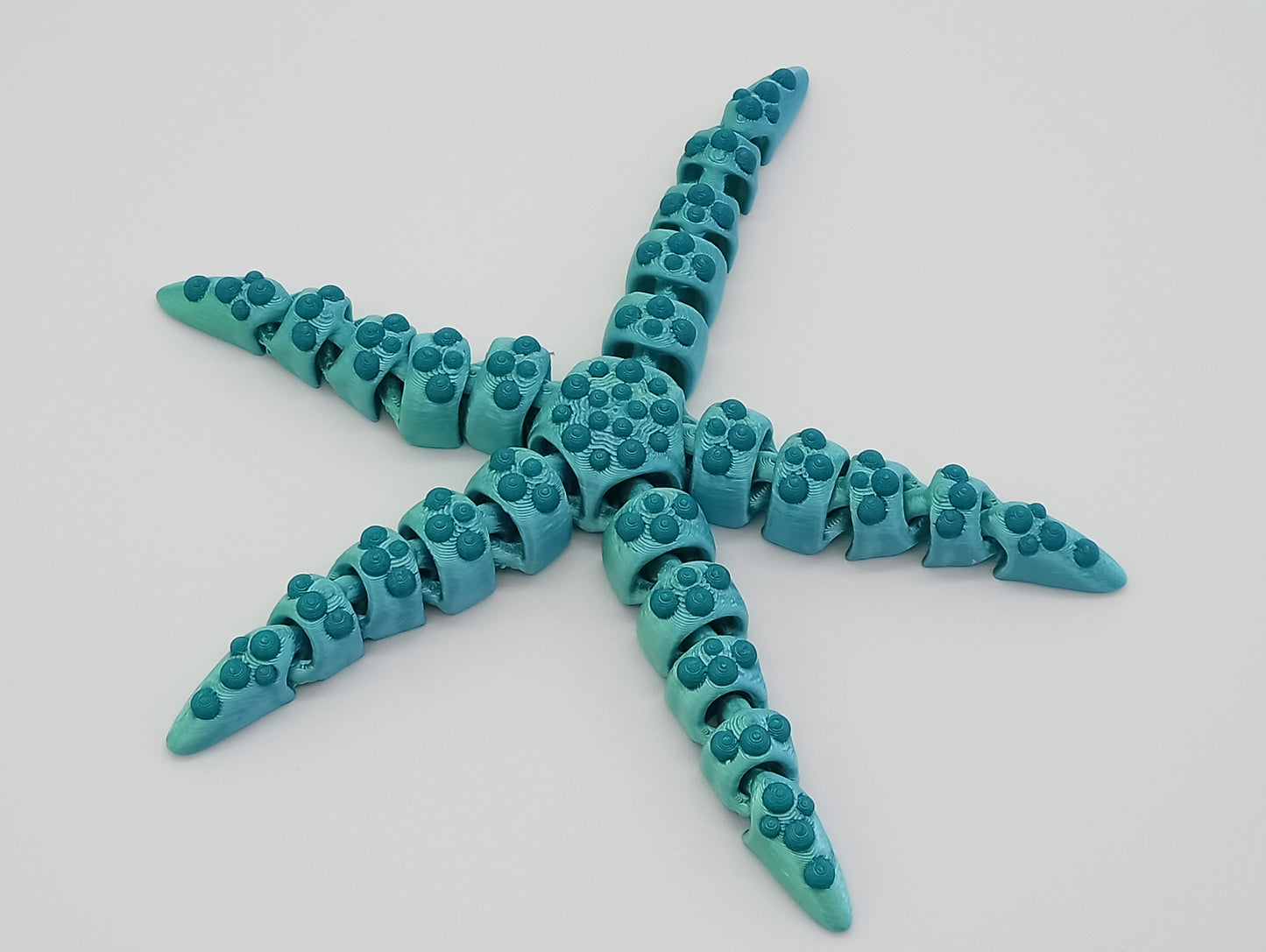 Tiny Articulated Starfish – 7" Fidget Sea Creature