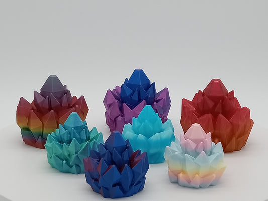 Crystal Spinner Fidget – Articulated Stress Relief Toy