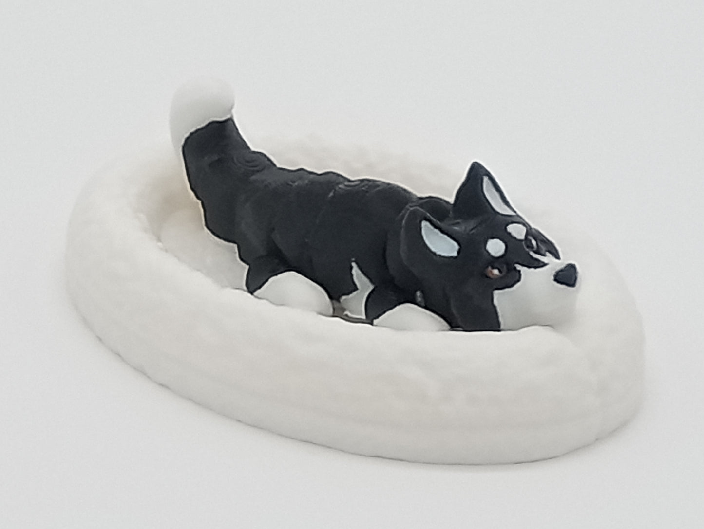 🐶 Baby Flexi Dogs with Bed – 3D Printed Articulated Puppies