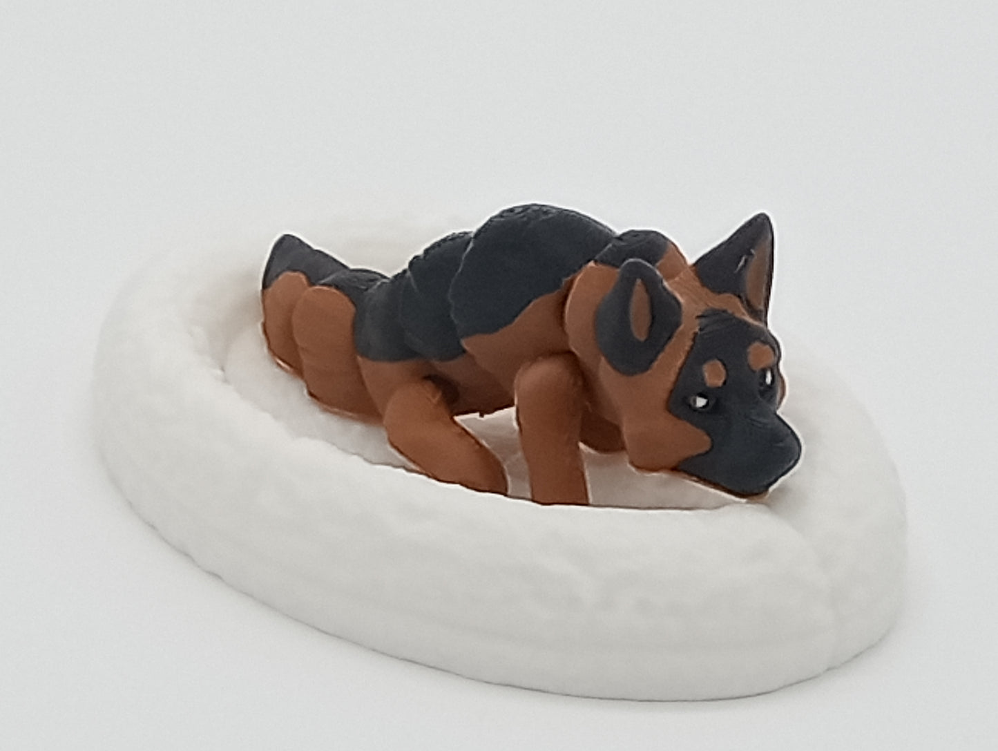 🐶 Baby Flexi Dogs with Bed – 3D Printed Articulated Puppies