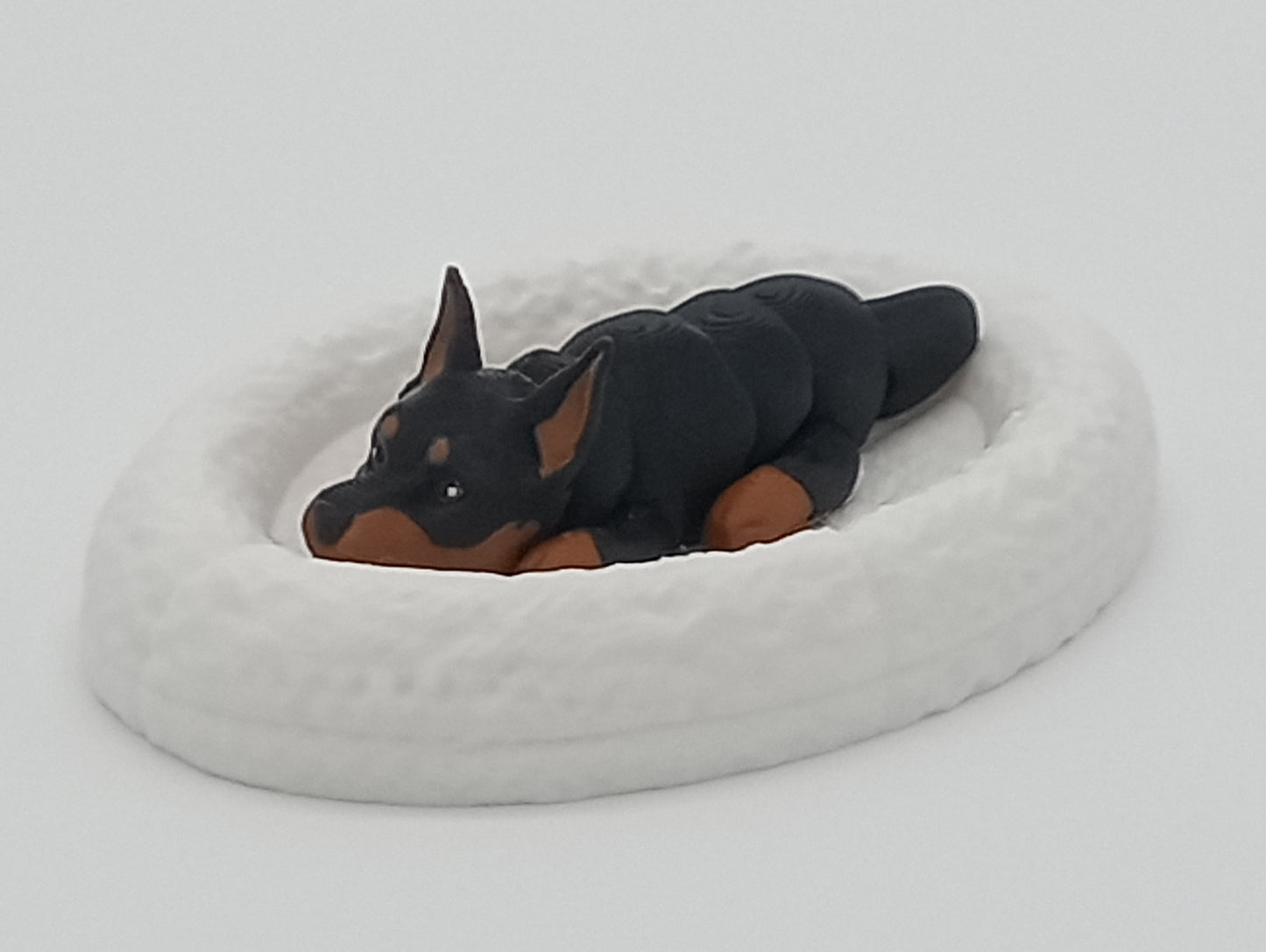 🐶 Baby Flexi Dogs with Bed – 3D Printed Articulated Puppies