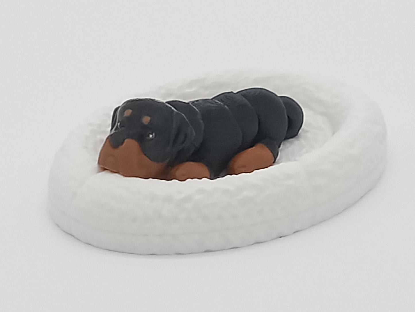 🐶 Baby Flexi Dogs with Bed – 3D Printed Articulated Puppies