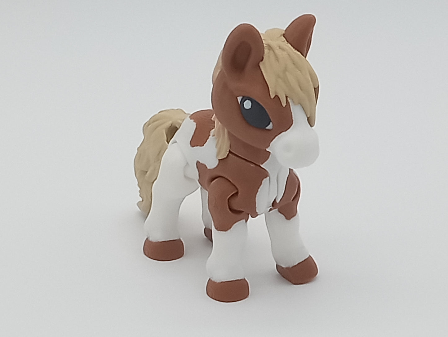 🐎 Tiny Horse – Articulated Appaloosa 3D Printed Figurine