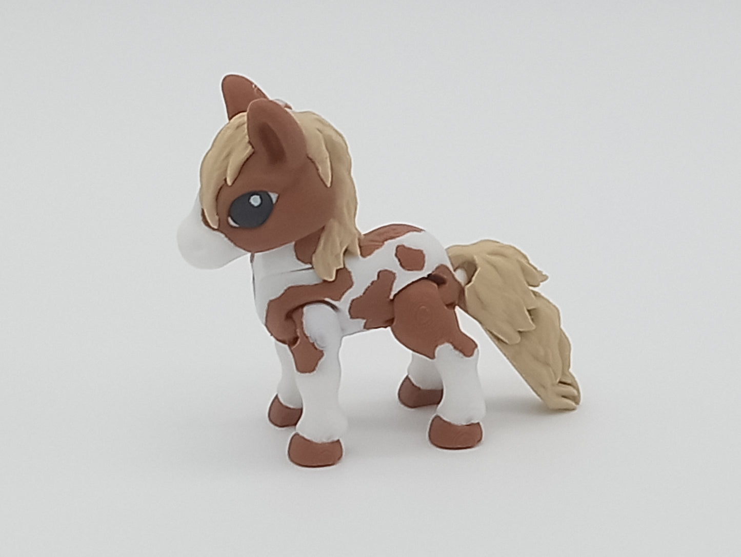 🐎 Tiny Horse – Articulated Appaloosa 3D Printed Figurine