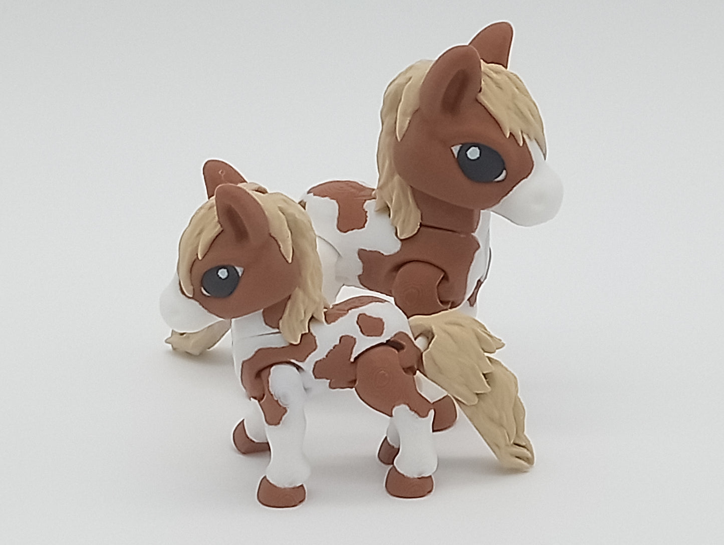 🐎 Tiny Horse – Articulated Appaloosa 3D Printed Figurine