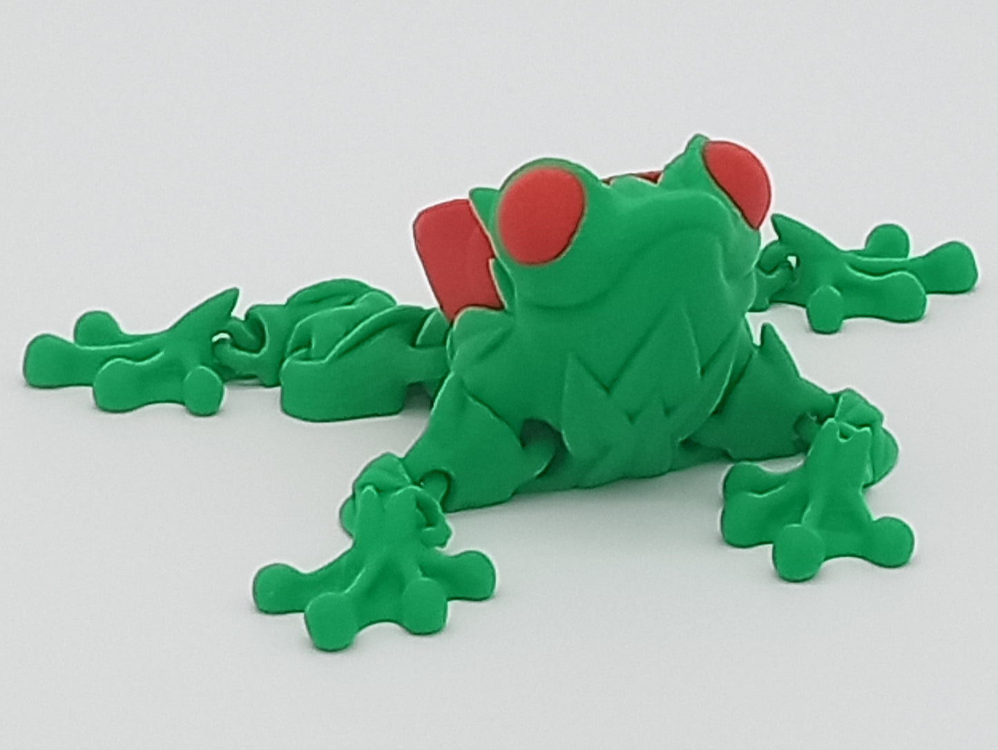 🌹 Rose Frog – 3" Articulated 3D Printed Flexi Frog