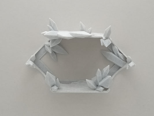 🧊 Crystal Dragon Shelf – Modular Wall Display for 3D Printed Dragons
