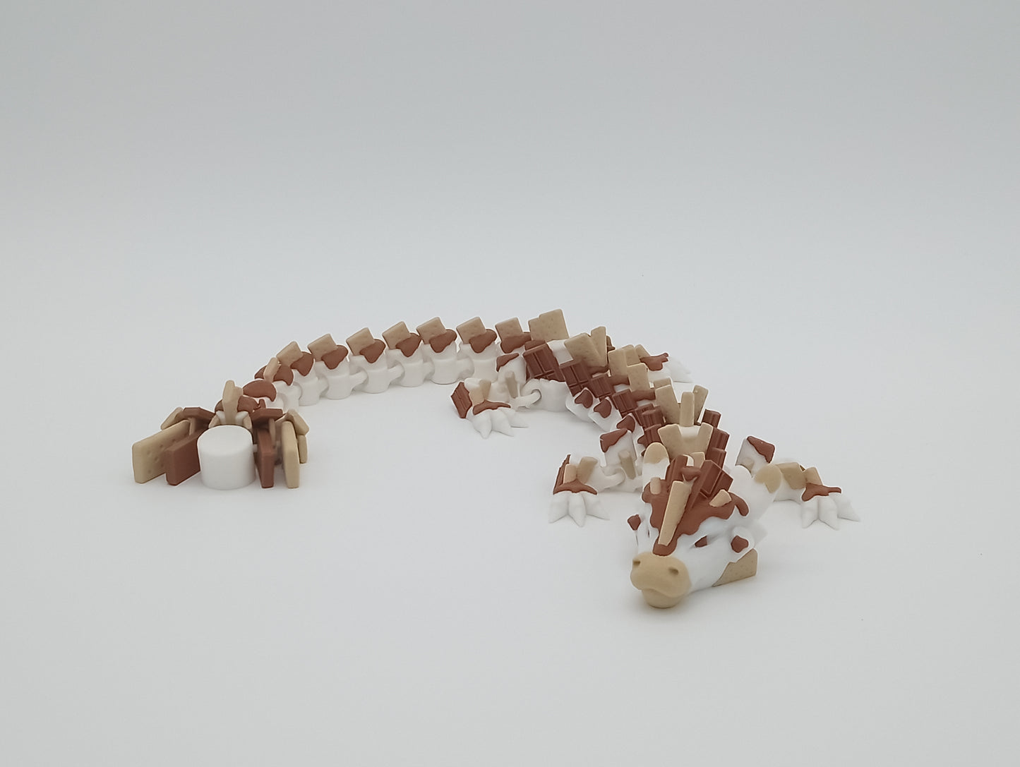 🐉 S'mores Dragon – 18" Articulated Fantasy Friend